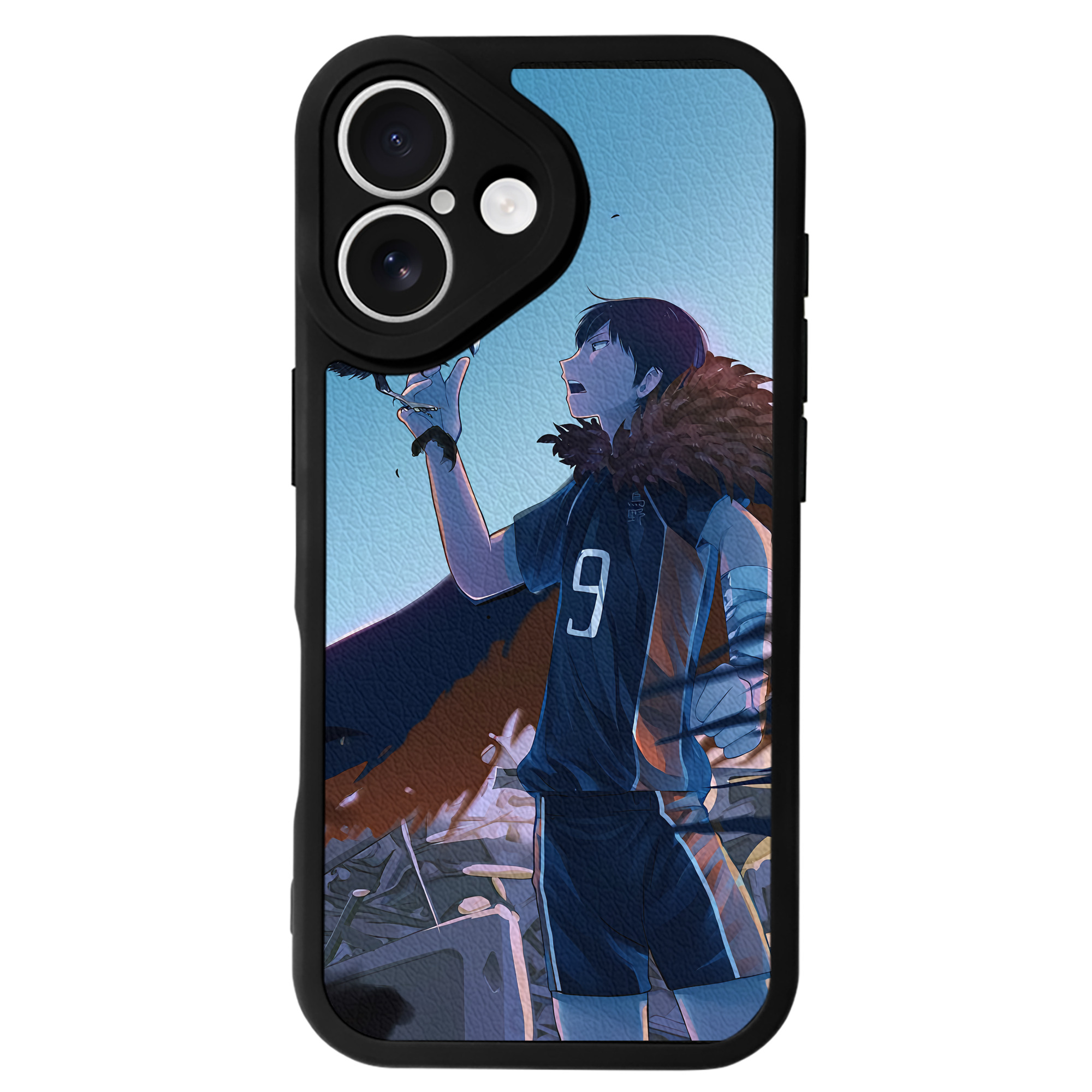 （画像用） ハイキュー!! Haikyu!! 【iPhone 16シリーズ対応】シリコンスマホケース（レザー調） 材質：シリコン
